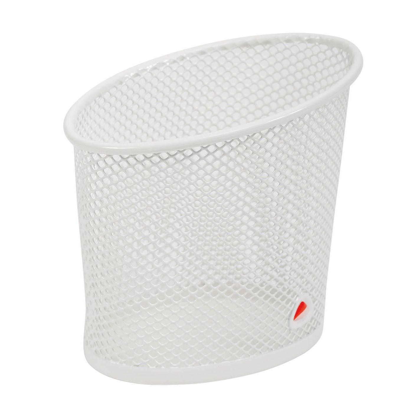 Photo de Pot à crayons  Mesh métal blanc - code 480814