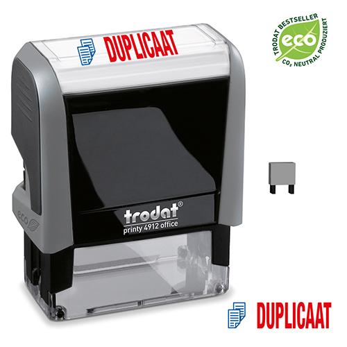 Foto van Postzegelafdruk Trodat 4912 - Duplicaat - Rood - Trodat