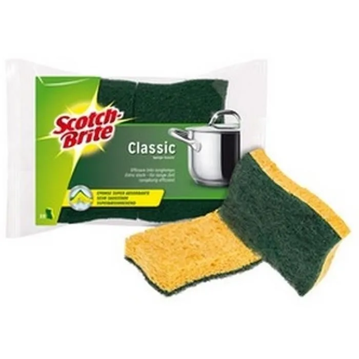 Photo de Lot de 2 éponges Scotch Brite Classic