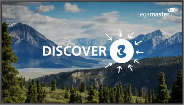 Photo de PACK 15 - Discover 2 98" + mobile + hauteur réglable - Legamaster