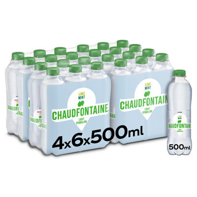 Foto van Eau Chaudfontaine - Citron vert menthe light sparkling sans sucre - 50 CL
