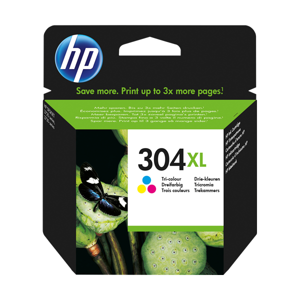 Photo de cartouche jet d'encre HP304XL  couleur HP N9K07A